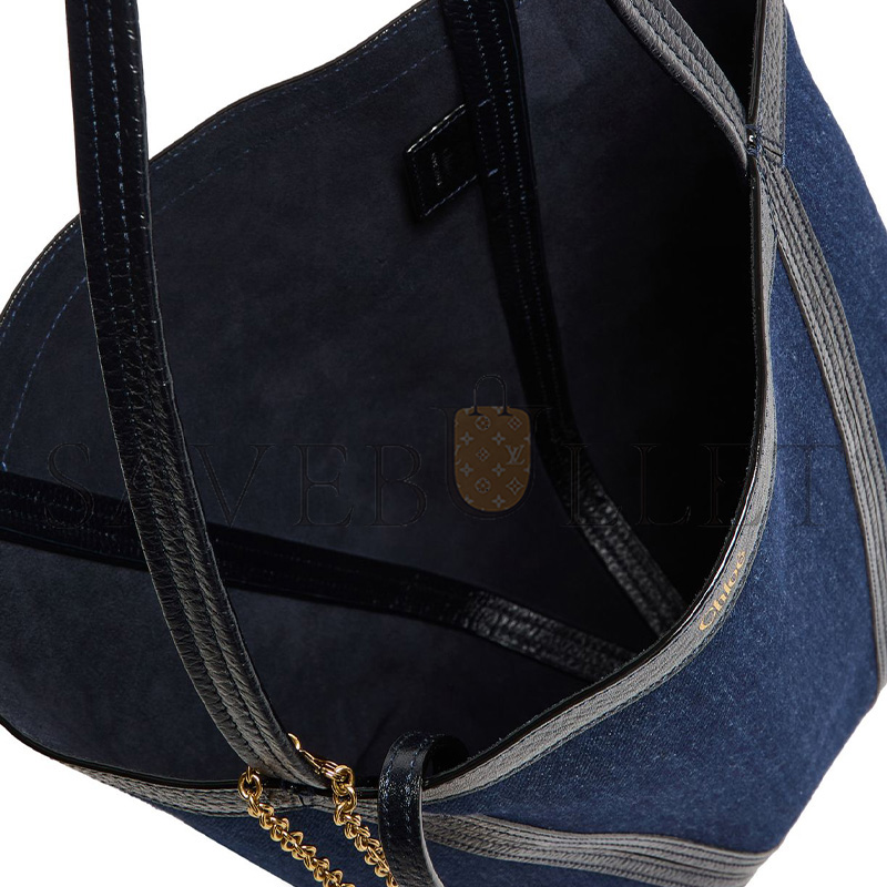 ch10É spin tote bag in De*1m ch25as811p98408 (30*27*14cm)